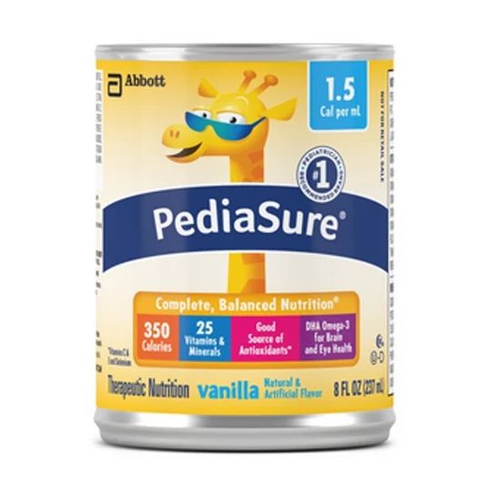 Abbott Nutrition PediaSure 1.5 Cal Balanced Nutrition, Vanilla 8 oz Can