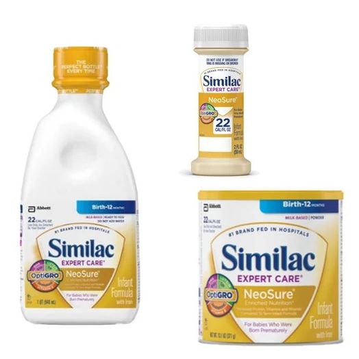 Abbott Nutrition Similac NeoSure Premature Post-Discharge Infant Formula with Iron, Ready to Feed 1 Quart Bottle
