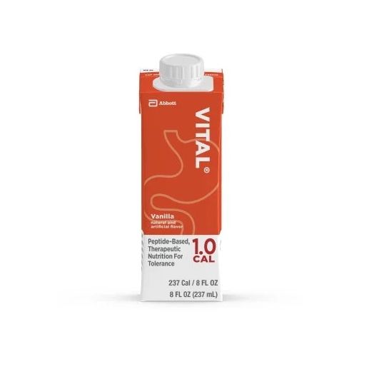 Abbott Nutrition Vital 1.0 Cal Therapeutic Elemental Nutrition, Vanilla 1000 mL Bottle