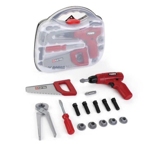 Adofi Kids Pretend Play Tool Box Set, 24 Pieces for Toddlers