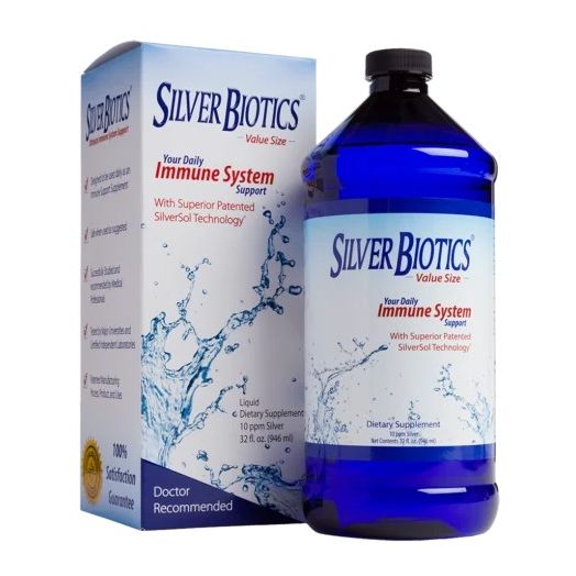 American Biotech Labs Silver Biotics Daily Immune System Support, 32 fl oz Value Size