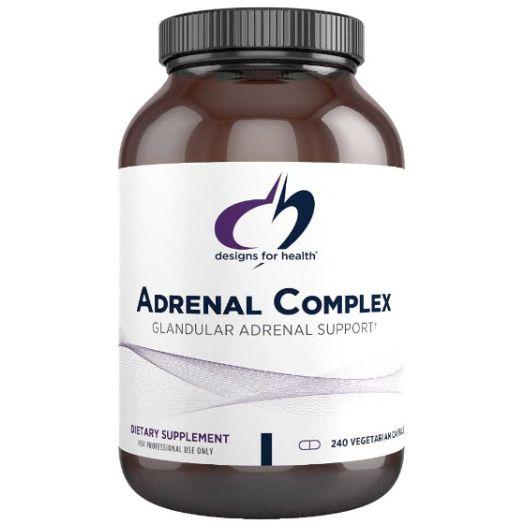 Designs for Health - Adrenal Complex, 240 Vegetarian Capsules