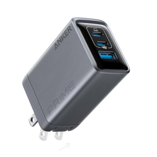 Anker Prime Charger, 100W 3-Port GaN USB C Charger Block, Foldable and Compact for MacBook, iPad, iPhone 17 Series, Galaxy S24/S23