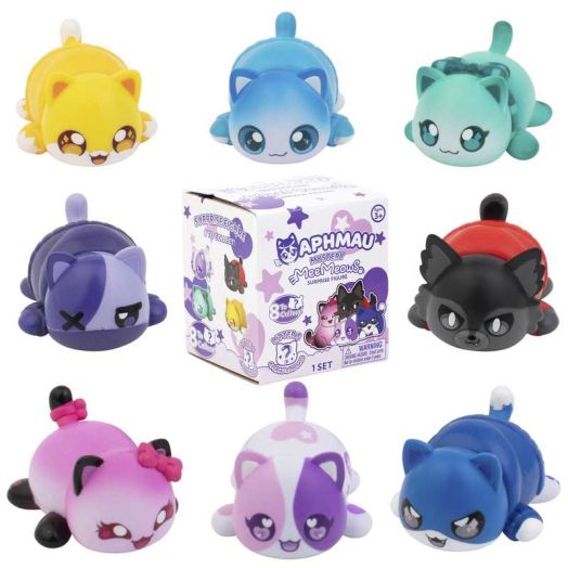 Aphmau MeeMeow Mystery Mini Figures One Pack Series 5 Friends Theme, 1 of 8 Cats, Collect Them All, Ages 3 and up