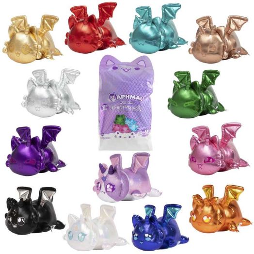 Aphmau MeeMeows 11" Classic Mystery Plush Toy, Dragon, YouTube Gaming Channel, Plush Mystery Box, Blind Box, 1 of 8 Possible Dragon MeeMeows, Official Merch