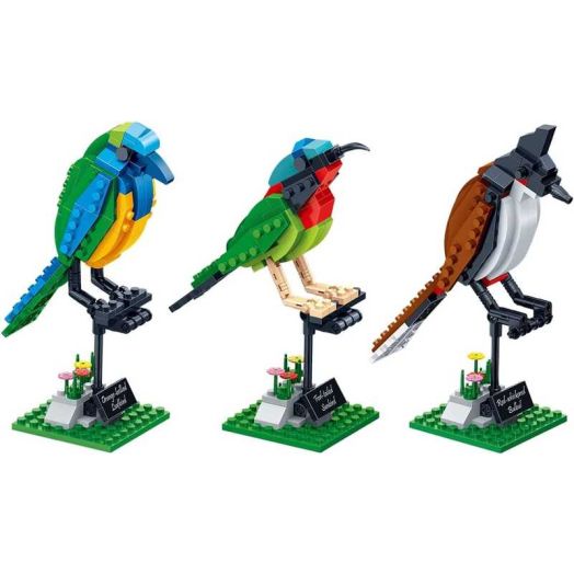 Birds Model Building Block Kit - 408 Pieces