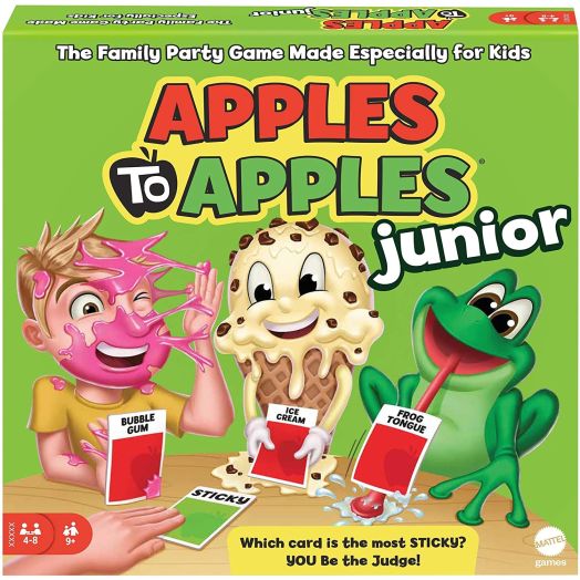 Mattel Apples to Apples Junior, The Game of Crazy Combinations! (Packaging may vary)