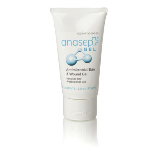 Argentum Medical Anasept Antimicrobial Skin and Wound Gel, 1.5 oz Tube