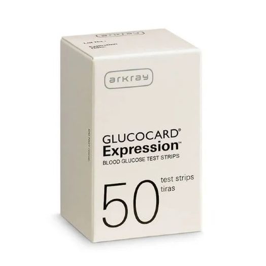 Arkray GLUCOCARD® Expression™ Blood Glucose Test Strips, 50 Count