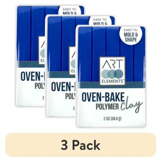 (3 pack) ArtSkills - Art Elements Oven Bake Polymer Clay, 2oz, Ocean