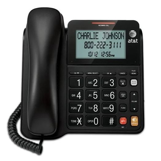 AT&T CL2940 Corded Speakerphone with Large Tilt Display