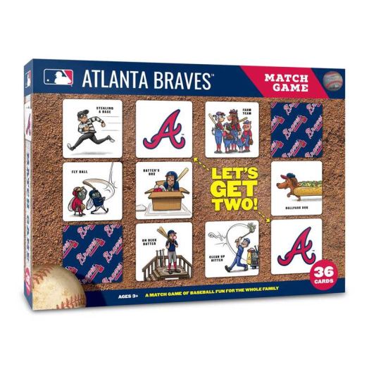 YouTheFan MLB Atlanta Braves Memory Match Game