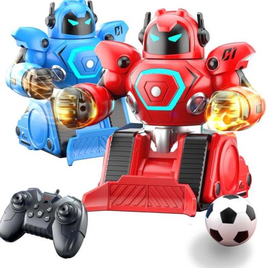 B-Qtech Robot Toy for Kids, Remote Control BattleBots Toy Set with Adjustable Sound & Light, Age 6+