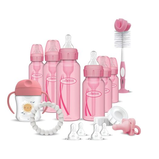 Dr. Brown's Options Baby Bottles Gift Set, Pink