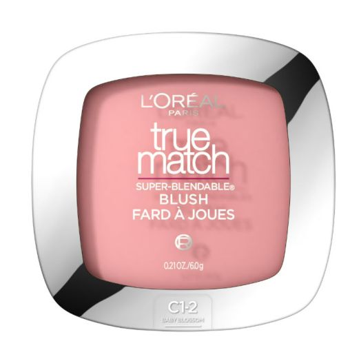 L'Oreal Paris True Match Super-Blendable Blush, Soft Powder Texture, Baby Blossom, 0.21 oz