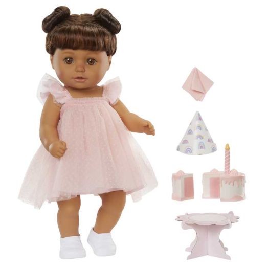 Baby Born Birthday Baby Doll Ava - Light Brown Eyes, Kids Ages 3+