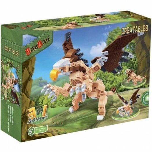BanBao Interlocking Blocks 3-in-1 Creatables Building Set, Ancient Bird (295 Pieces)