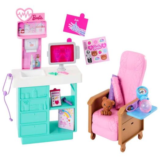 Barbie World Day at the Doctor Toy Playset with Medical Station [ Exclusive]