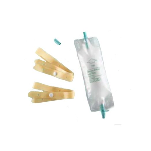 Bard Medical Dispoz-A-Bag Leg Bag, 19 oz with Flip-Flo Valve and Fabric Straps