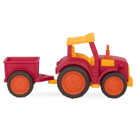 Battat Tractor & Trailer Farm Truck with Removable Trailer, Toddler and Preschool Toys