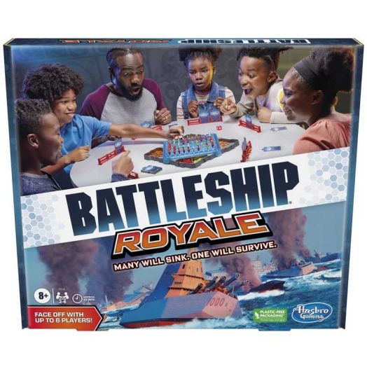 Battleship Royale Party Game for 2-6 Players, Board Game for Groups, Family Games, Ages 8+