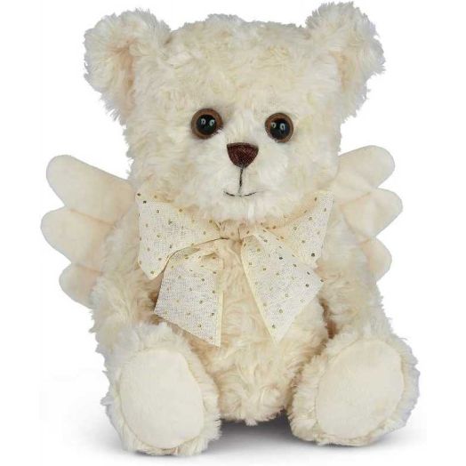 Bearington Peace, 12 Inch Teddy Bear Angel Stuffed Animal, Makes a Great Gift for Baptism, Birthday, Anniversary, or Holiday