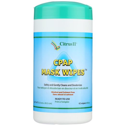 Beaumont Products Citrus II CPAP Mask Wipes, 62 Count