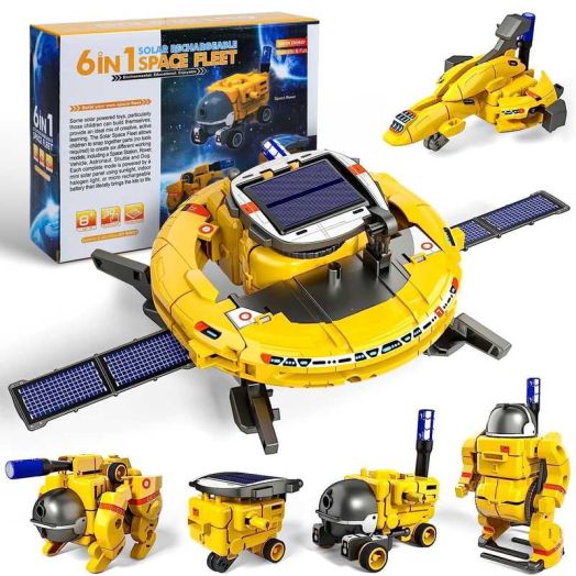 Beefunni 6-in-1 Solar Robot Kit for Kids Boys 8 9 10 11 12+ Years, STEM Toys Educational Science Kit for Kids Ages 8-12, Birthday Gift for Boys.