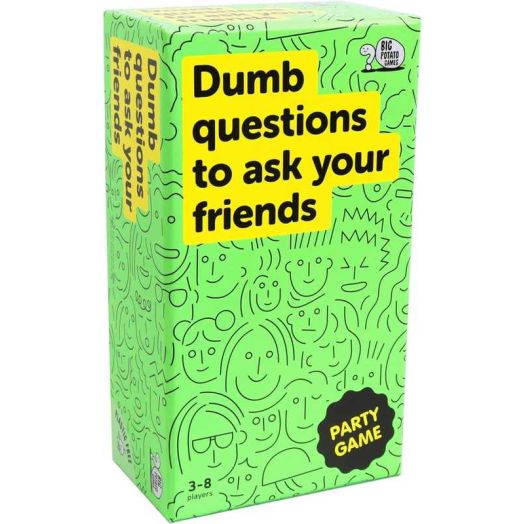 Big Potato Games Dumb Questions - A Hilarious Party Game for Adults and Teens, Full of Outrageous Conversation Starters, Ages 8+