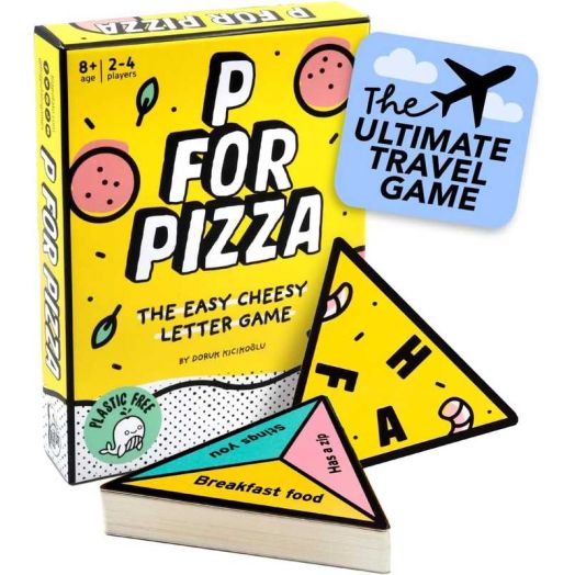 Big Potato P for Pizza Travel Card Game Great for Adults and Kids Perfect for Holidays and Camping Compact and Travel Friendly