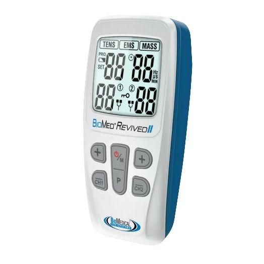 Biomedical Life Systems BioMed Revived II TENS/EMS/Massage Unit Device with Accessories