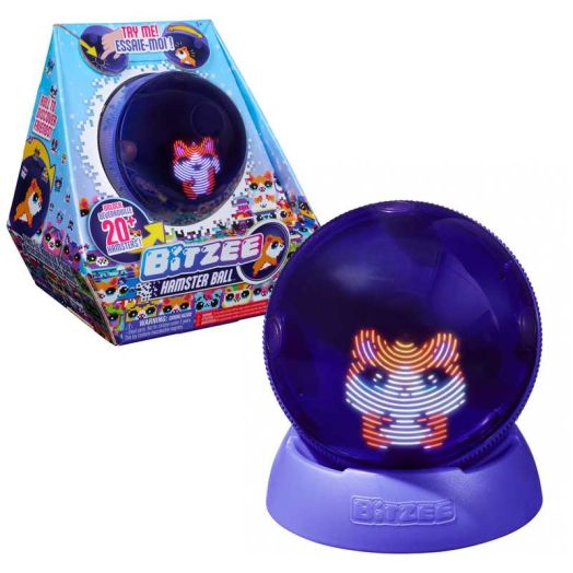 Bitzee, Hamster Ball Interactive Digital Pet, over 20 Characters, Reacts to Touch & Rolls