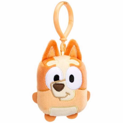 Bluey Mini Plush, Bingo 4.75 Inch Tall Plush Toys with Clip, Perfect to Clip Onto Bags and Backpacks, Ages 3+