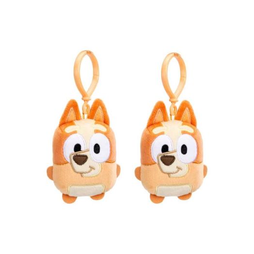 Bluey Mini Plush, Bingo 4.75 Inch Tall Plush Toys with Clip - Pack of 2