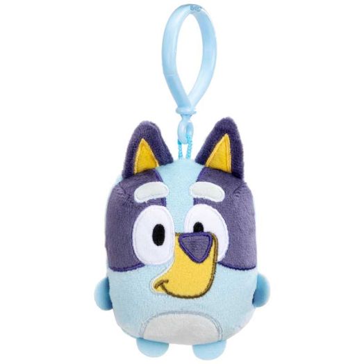Bluey Mini Plush, Bluey 4.75 Inch Tall Plush Toys with Clip, Perfect to Clip Onto Bags and Backpacks, Ages 3+