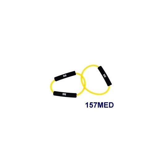 Body Sport Figure 8 Loop Tube, Medium Resistance Yellow