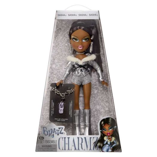 Bratz Charmz Sasha Fashion Doll with Collectible Charm Bracelet