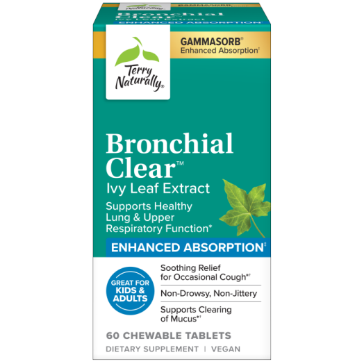 Bronchial Clear Ivy Leaf Extract Chewable - 60 Chewable Tablets