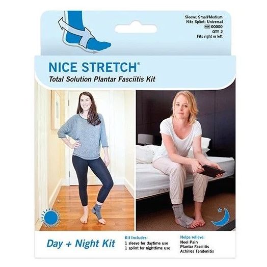 Brownmed Nice Stretch Total Solution Plantar Fasciitis Relief Kit, Small/Medium