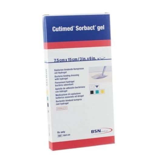 BSN Medical Cutimed Sorbact Gel Dressing, 7.5 x 15 cm
