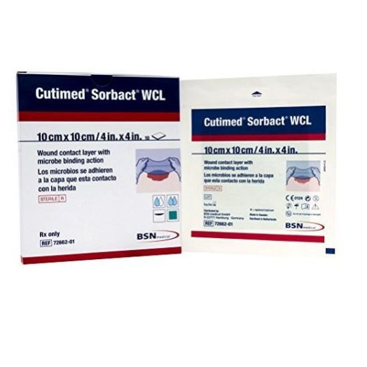 BSN Medical Cutimed Sorbact WCL Antimicrobial Dressing, 5 x 7.5 cm