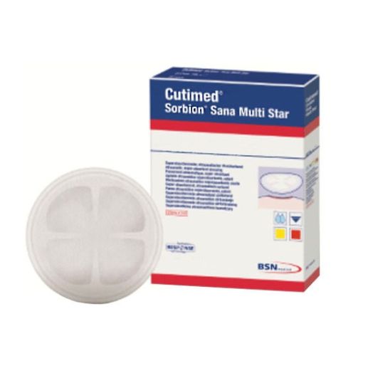 BSN Medical Cutimed Sorbion Sachet Multi Star Dressing, 8 cm Box of 10