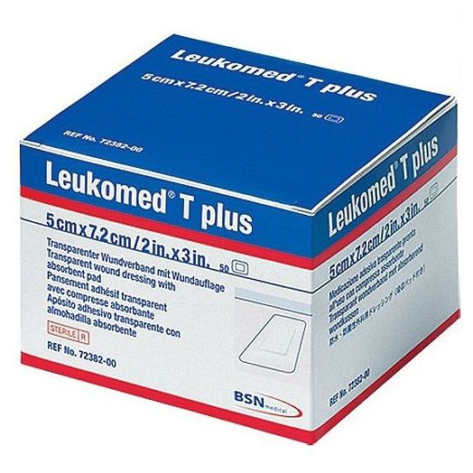 BSN Medical Leukomed T Plus Post-Op Transparent Film Dressing, 5 x 7.5 cm Box of 50