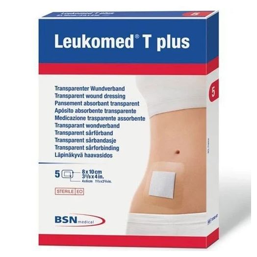 BSN Medical Leukomed T Plus Waterproof Transparent Dressing, 3-1/8 x 4 Inch Box of 50