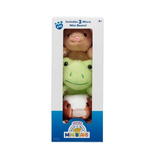 Build-A-Bear Micro Mini Beans Plush 3 Pack