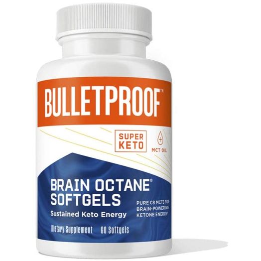 Bulletproof Brain Octane Softgels, Supports Cognitive Function and Gut Health (60 Softgels)