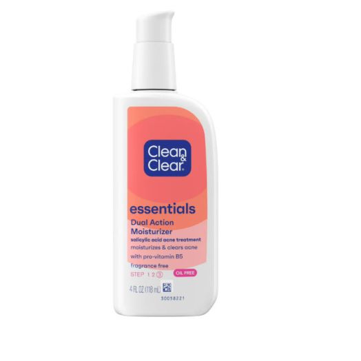 Clean & Clear Essentials Dual Action Facial Moisturizer, 4 fl. oz 