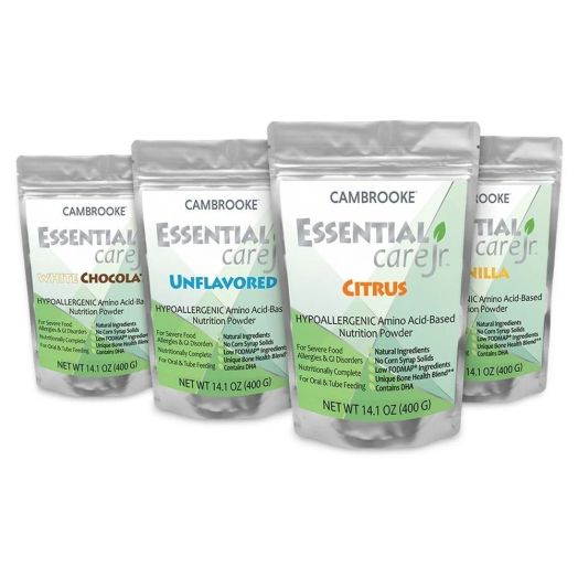 Cambrooke Foods Essential Care Jr. Amino Acid Pediatric Supplement, White Chocolate