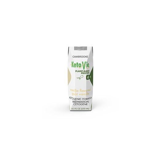 Cambrooke Foods KetoVie 4:1 Plant-Based Protein, Vanilla 8.5 oz.