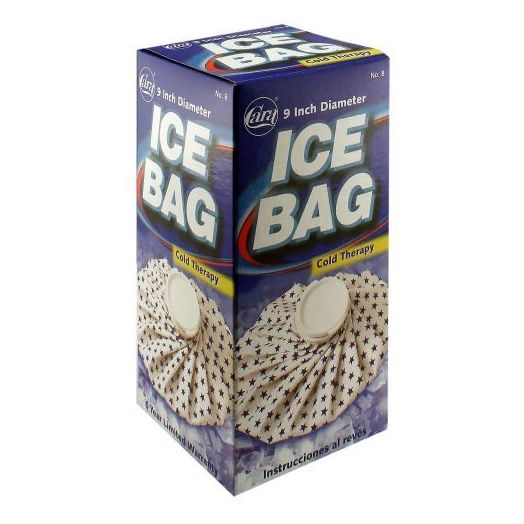 Cara Cold Therapy English Ice Bag, 9" Diameter Blue Star Pattern